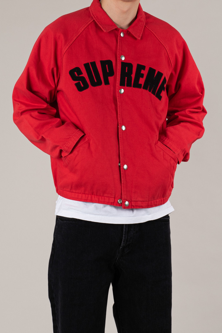 XL Snap Front Twill Jacket supreme アーチロゴ