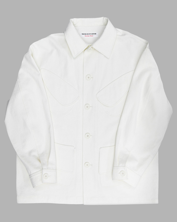THE MUSEUM VISITOR★韓国★男女兼用★ARTWORK JACKET (WHITE) THE MUSEUM VISITOR