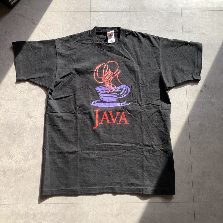 90's fruit of the loom heavy base Java script t-shirt : soberseoul