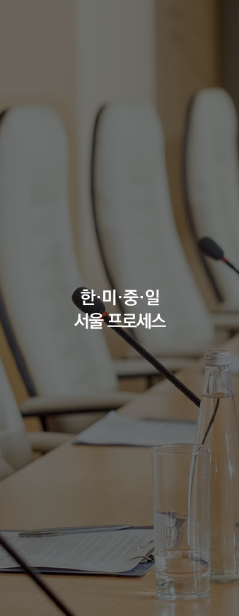 한〮미〮중〮일 서울 프로세스 : 매년 한〮미〮중〮일 4국의 지식인이 모여 미중 갈등 속 국제 사회의 화해·공존·공영을 모색하고 논의하는 연례 국제회의체