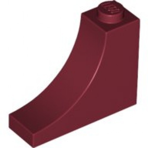 레고부품 Dark Red Arch 1 x 3 x 2 Inverted (18653) : 오!브릭 - 레고부품 쇼핑몰