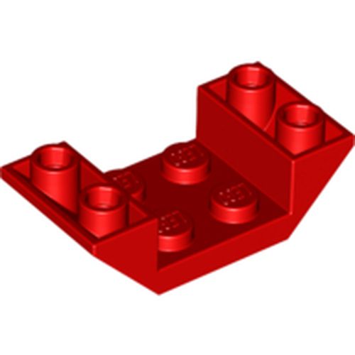 레고부품 Red Slope, Inverted 45 4 X 2 Double With 2 X 2 Cutout (4871) : 오!브릭 -  레고부품 쇼핑몰