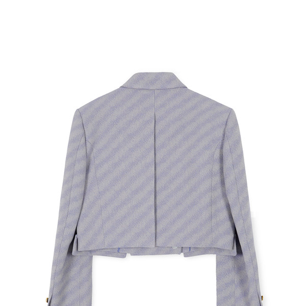 UELE Double-Breasted Blazer - Lavender : EENK SHOP