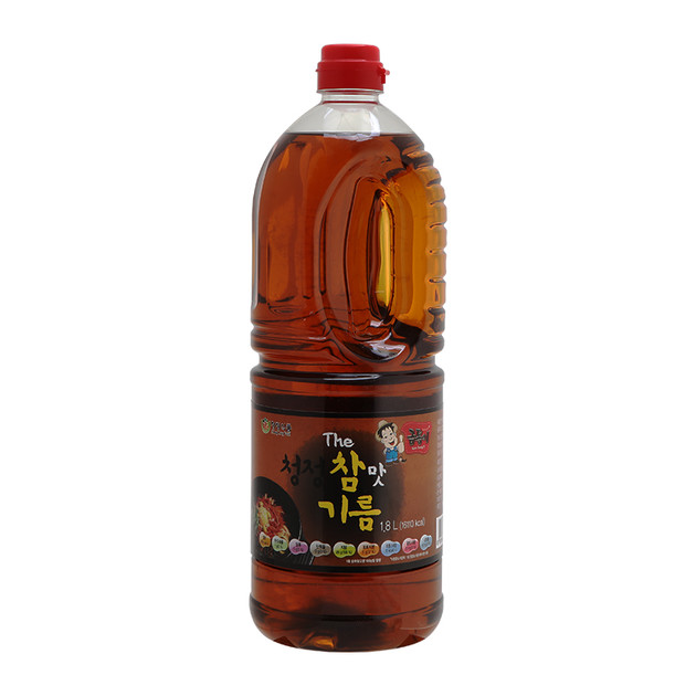 더 참 맛기름 1.8L : 청정식품 - 제품소개 - 참기름 /들기름 / 향미유