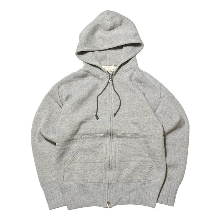 No.16504, Limited Edition Full-zip Hooded Sweatshirt [Heather Gray ...