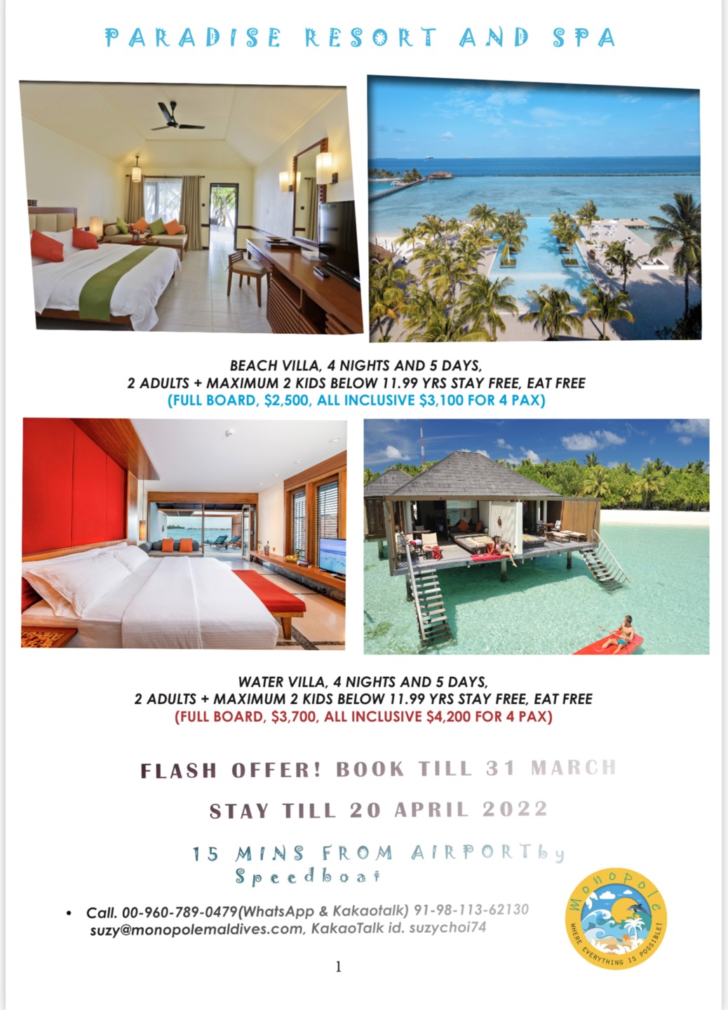 PARADISE RESORT AND SPA