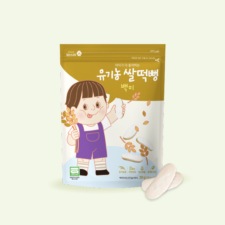 유기농 쌀과자 스틱 떡뻥