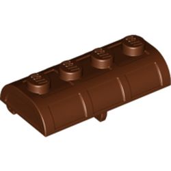 레고부품 Reddish Brown Container, Treasure Chest Lid Curved With Thick Hinge  (4739A) : 오!브릭 - 레고부품 쇼핑몰