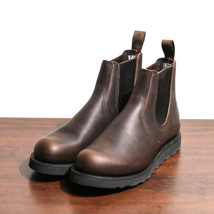 #3191, Classic Chelsea Boots [Ebony 'Harness'] : Semi Basement General Store