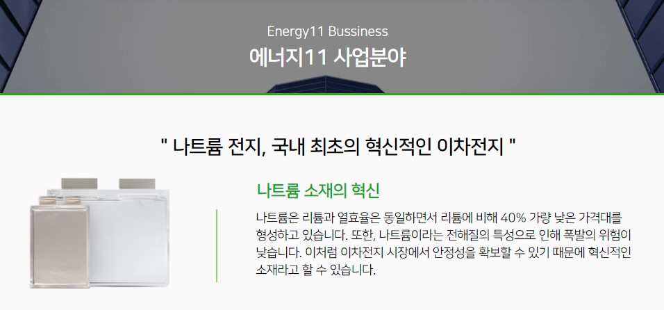 주)에너지11과 구매의향서 체결 : Reob (리오브)