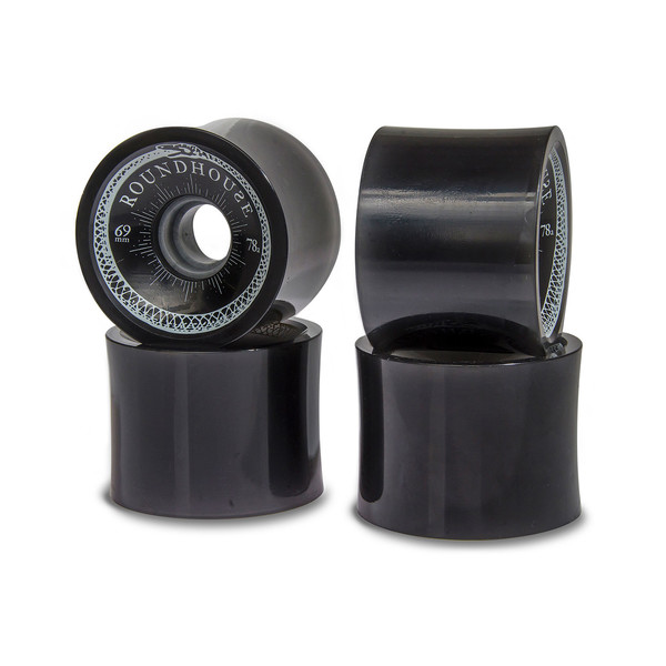 ROUNDHOUSE BY CARVER CONCAVE WHEEL 69MM 78A SMOKE (SET OF 4