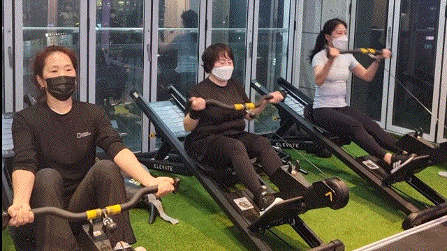 경사를 이용한 로잉머신