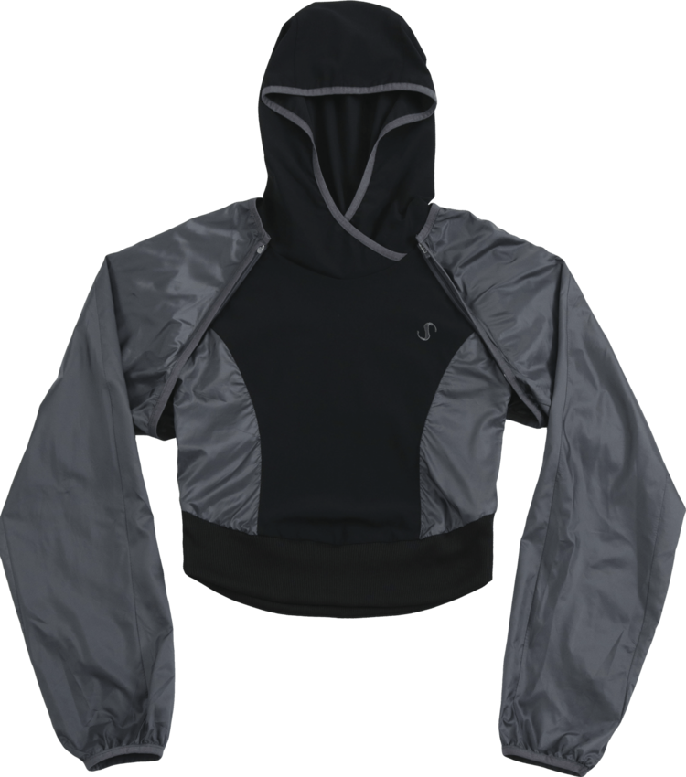 ojos)2-way Hoodie Bolero_Black : wink. - Global B2B platform for