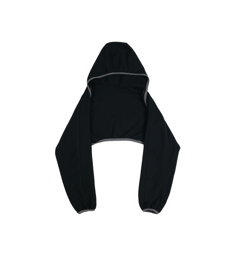 ojos) 2-way Vest Fleece Zip-up _Black : wink. - Global B2B