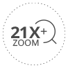 <b>21X Optical Zoom</b>