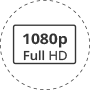 <b>Full HD 1080p<BR>Resolution</b>