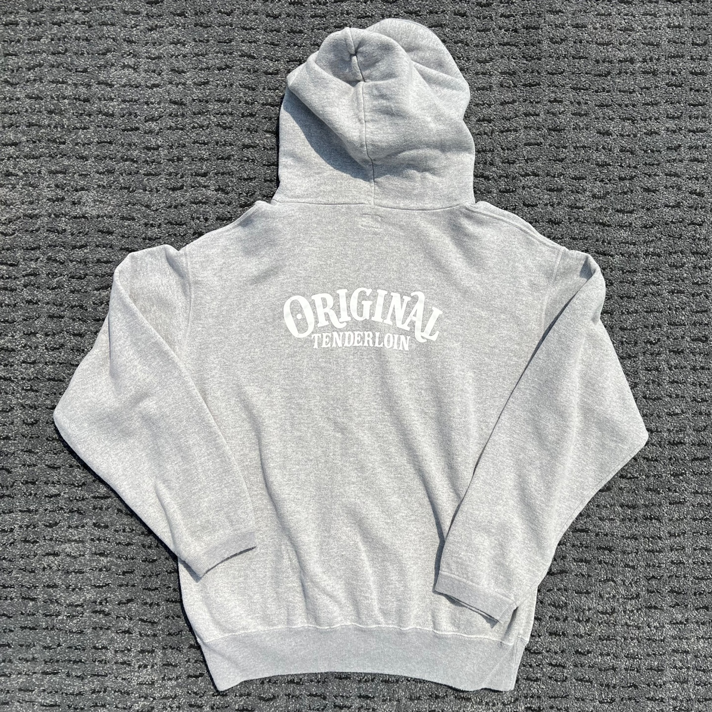 tenderloin core back logo light hoodie soberseoul