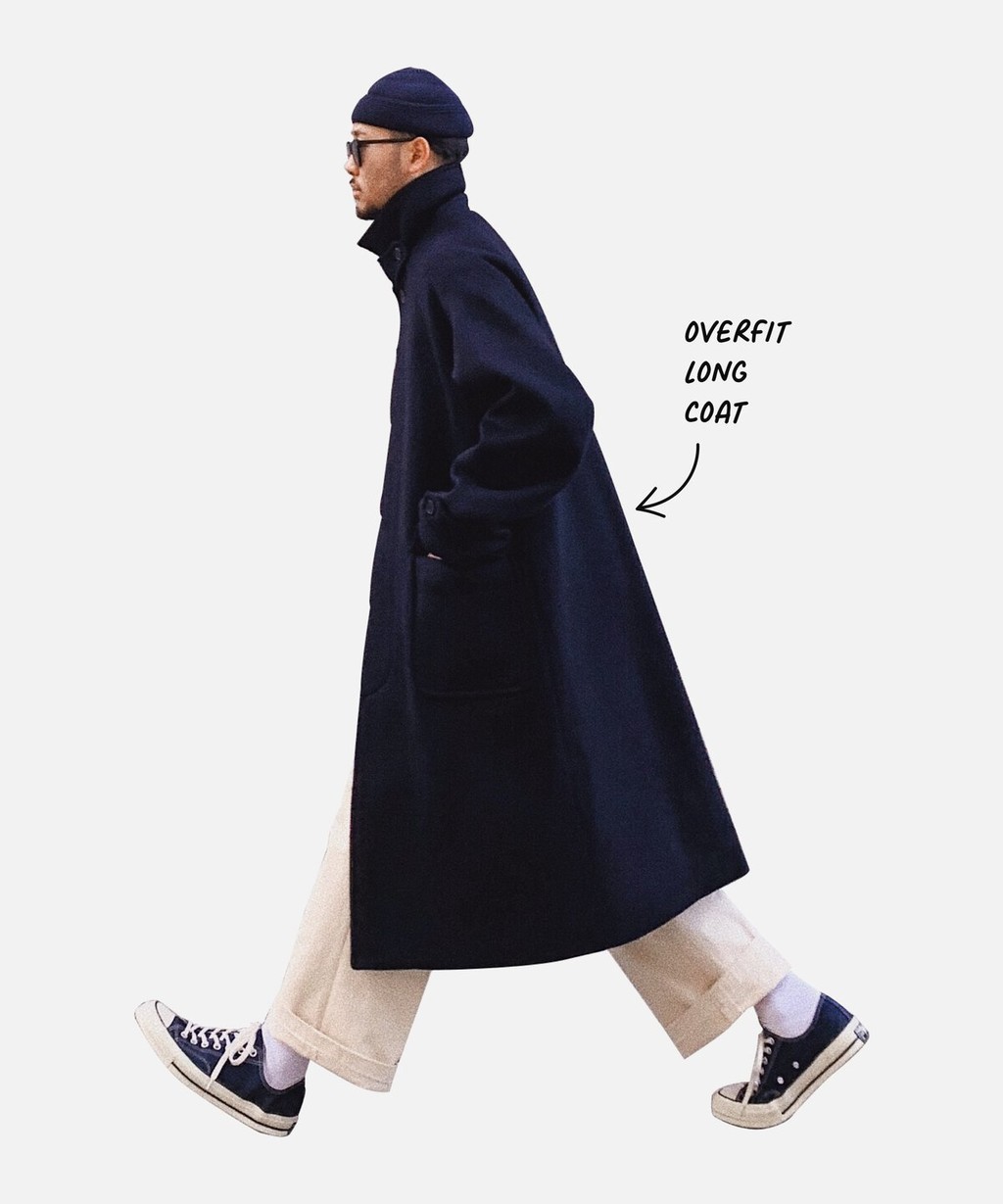 1912 OVERFIT LONG COAT (NAVY) : 해브해드 Havehad | 바른 도시 생활 복장
