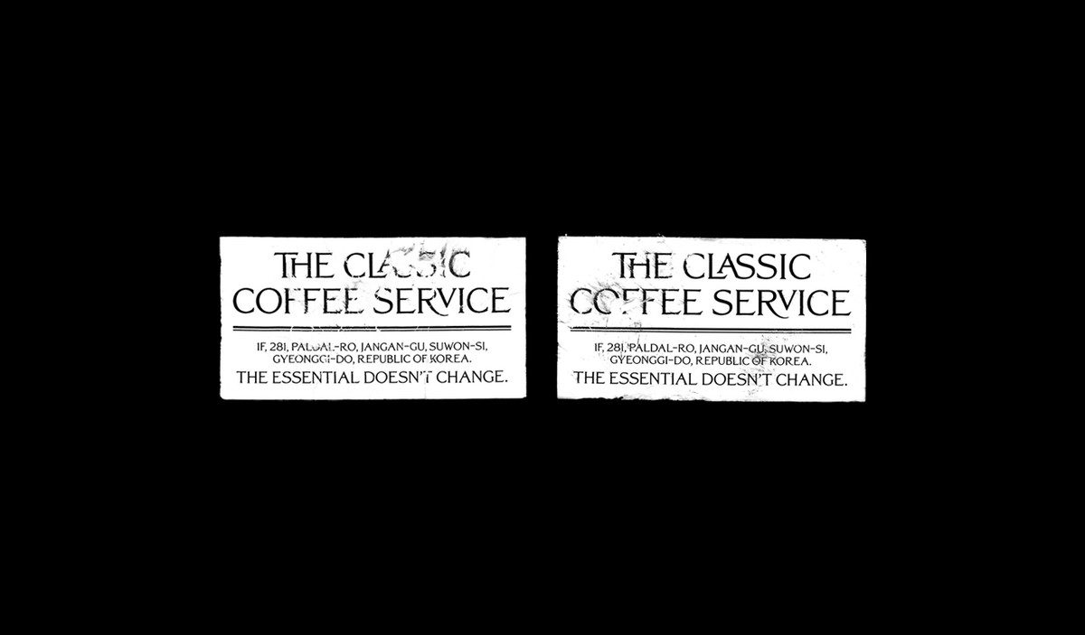 Brand Identity for The Classic Coffee Service ggjh