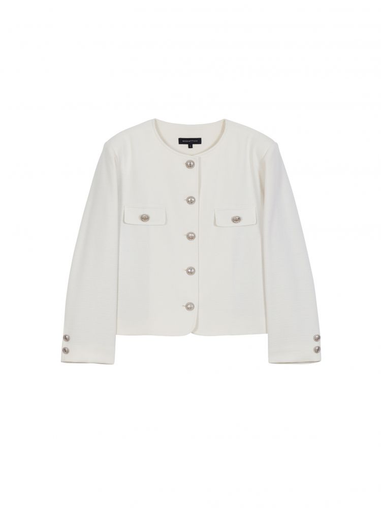 SUMMER Tweed Jacket White : MODIATTICO