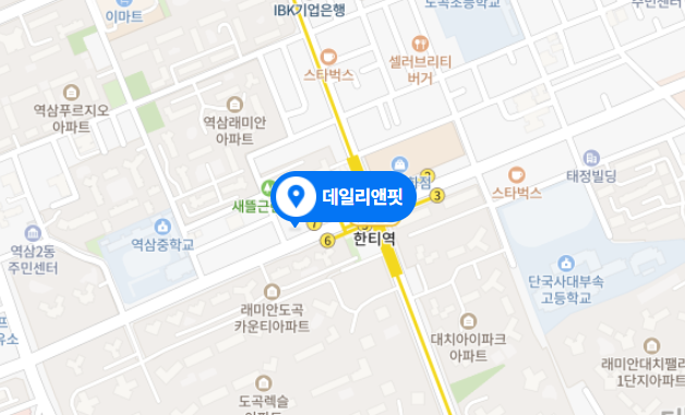 클릭시 네이버지도로 연결됩니다.