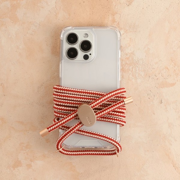 ◆ARNO◆トリプルセット◆ケース＆ショルダー3種◆iPhoneGalaxy It's Red : ARNO Japan