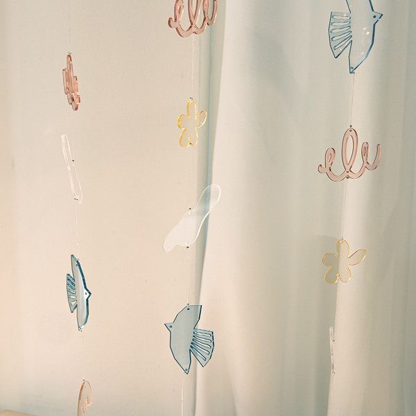 韓国人気☆【Studio Riposo】☆Acrylic Sun Mobil.e☆Blue bird Blue bird - acrylic sun mobile : studio riposo