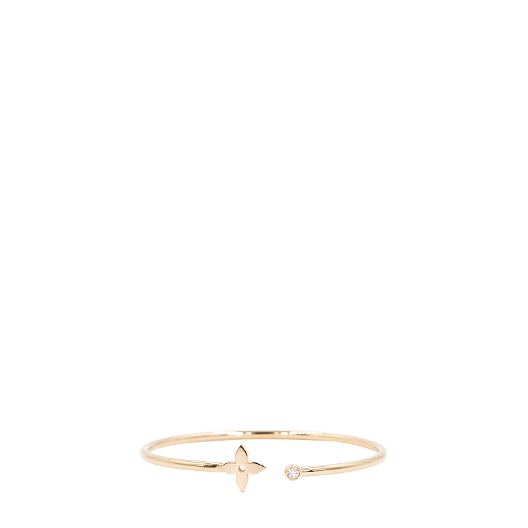 Louis Vuitton Idylle blossom twist bracelet, pink gold (Q95533)