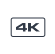 <h5>4K 스트리밍 및 녹화</h5><br>* 별도추가 기능옵션
