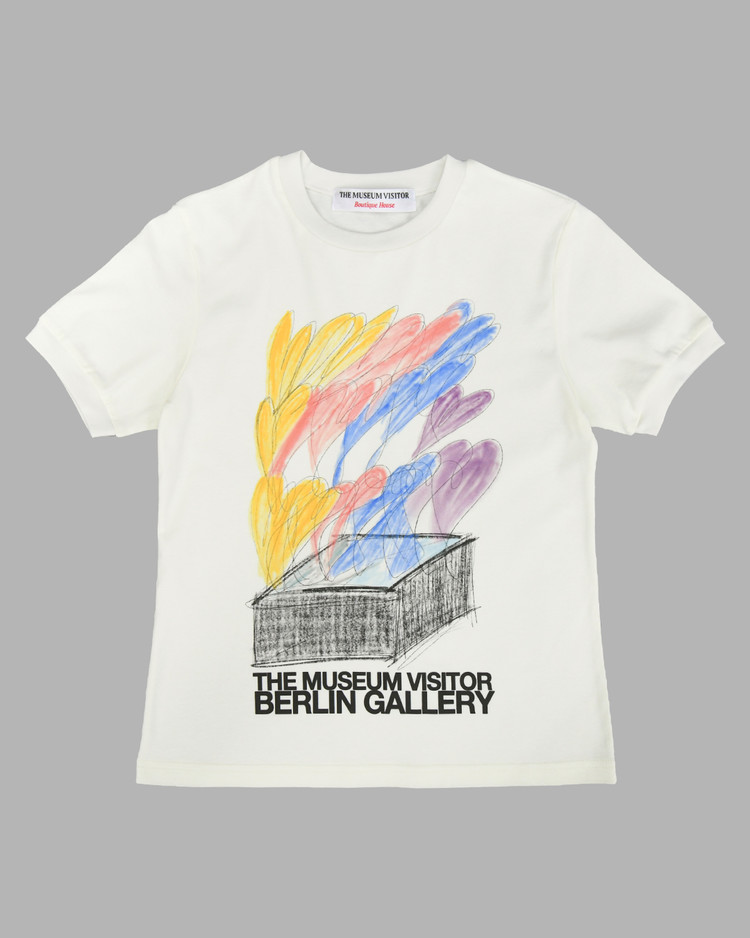 THE MUSEUM VISITOR★韓国★CUBIC LOGO STITCHED T-SHIRTS 2色 THE MUSEUM VISITOR☆韓国☆CUBIC LOGO STITCHED T-SHIRTS 2色