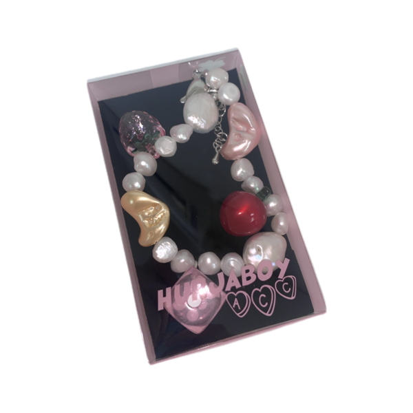 Fruity pearl necklace : HURJABOY