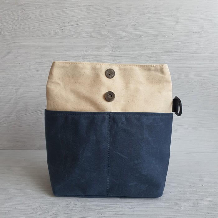 Waxed Canvas Chalk Bucket  RANGER — △STΛTIC Climbing