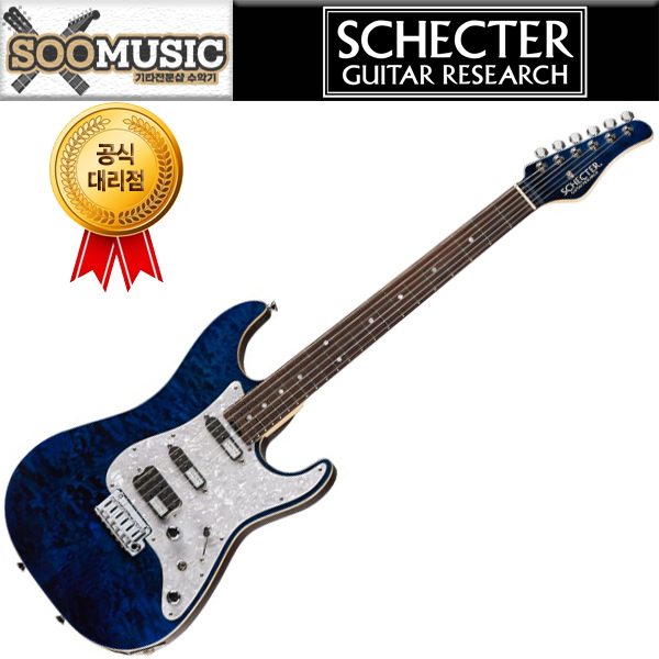 SCHECTER L-SD-2-24-AL-VTR/M Faded Denim 楽器/器材 エレキギター