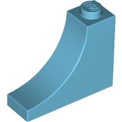 레고부품 Medium Azure Arch 1 x 3 x 2 Inverted (18653) : 오!브릭 - 레고부품 쇼핑몰