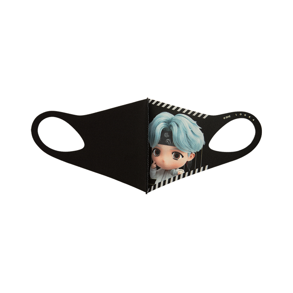 all Black 3D Character TinyTAN Goods Fashion Mask_SUGA : Sangsang's ...