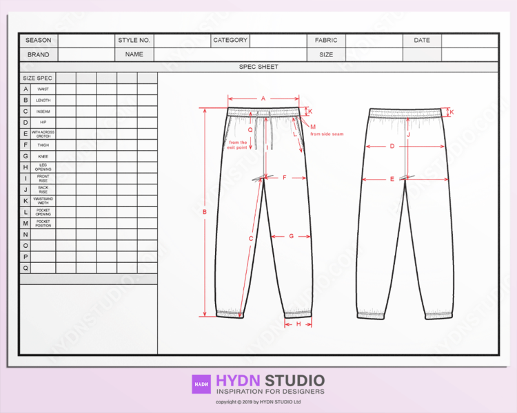 Baseball Jersey Tech Drawing Streetwear Drawing Tech Pack 