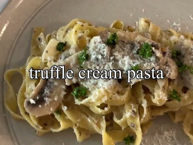 트러플 크림 파스타 만들기 Truffle Cream Pasta Recipe : 어거스트테이블 - 레시피