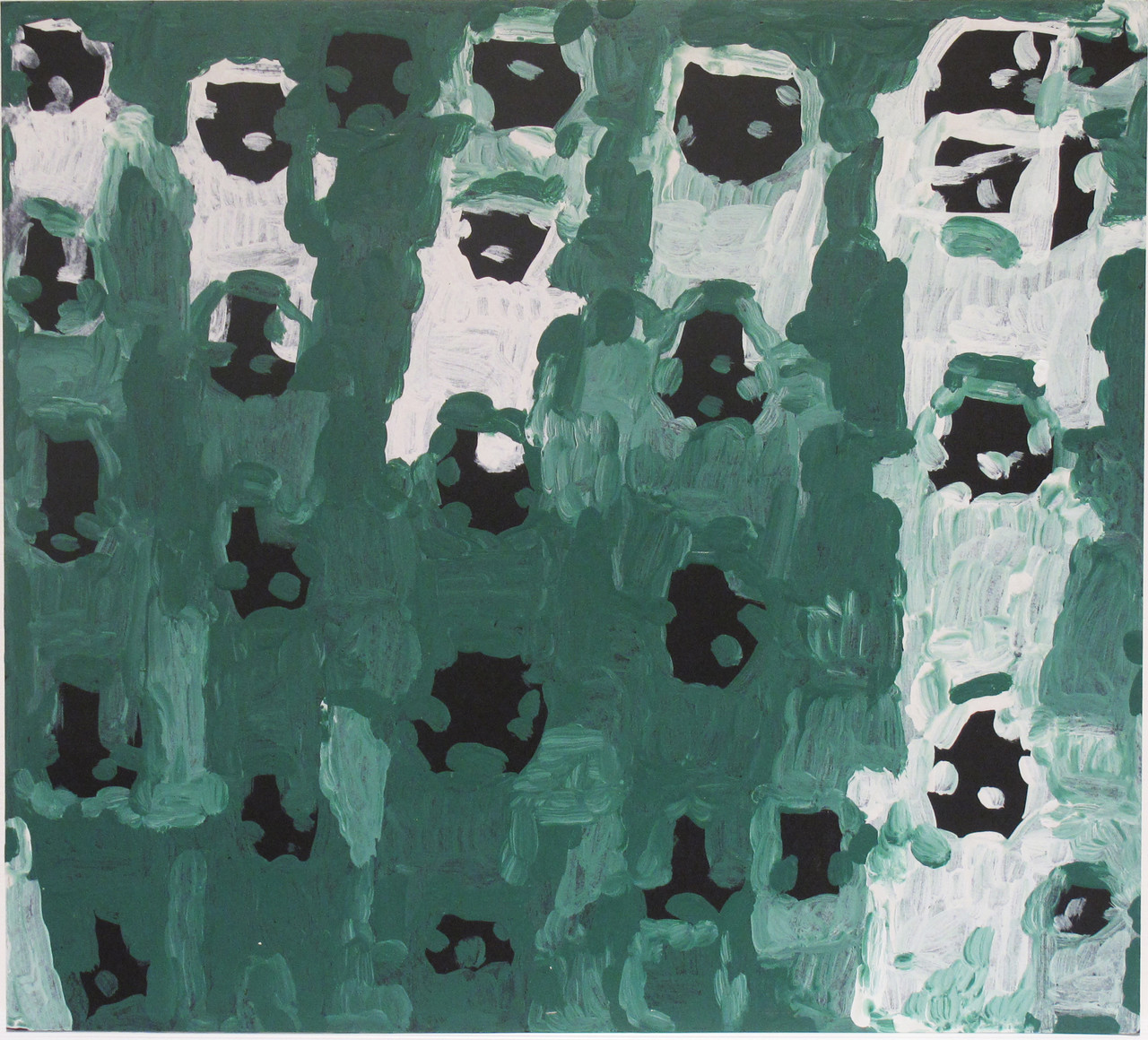 Untitled, 1997, Tempera on cardboard, 48 x 53 cm, DM 004