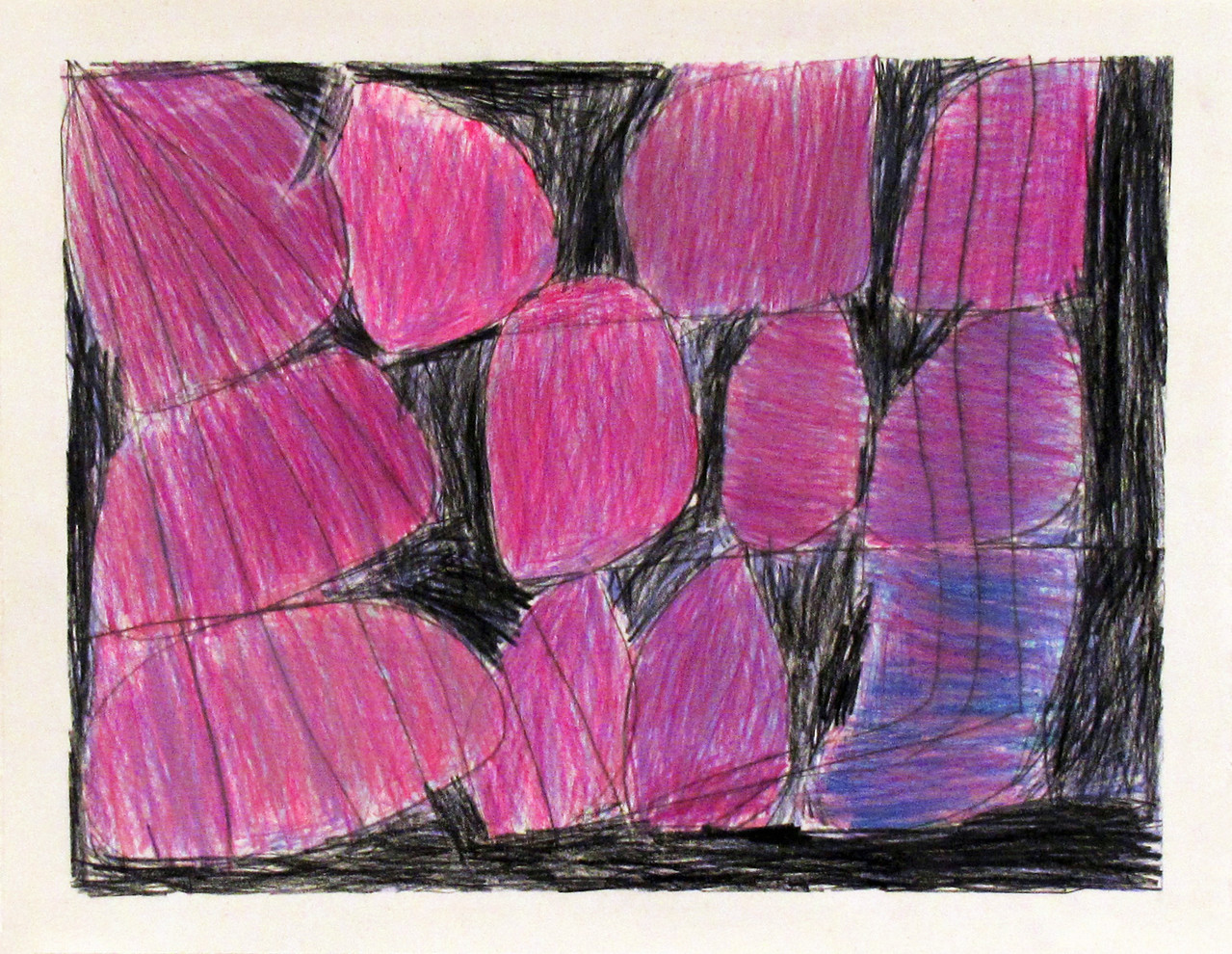 Untitled, 1988, Colored pencil and graphite on paper, 38.7 x 47 cm, BS 021