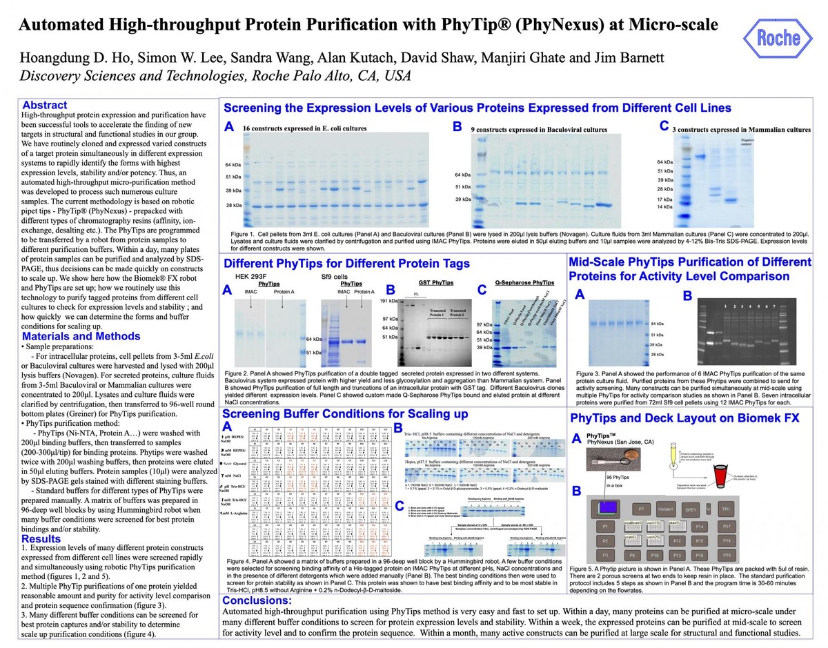 Automated High-throughput Protein Purification With PhyTip® (PhyNexus ...