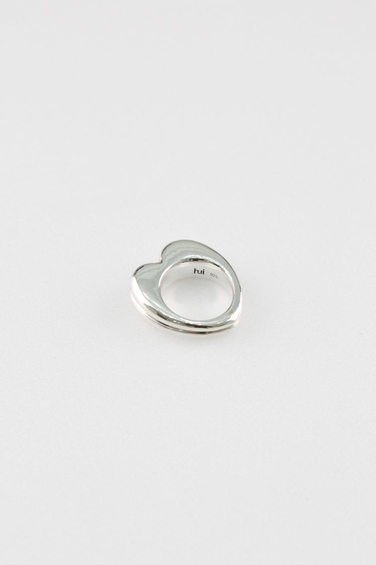 Double heart ring(One size) : hui