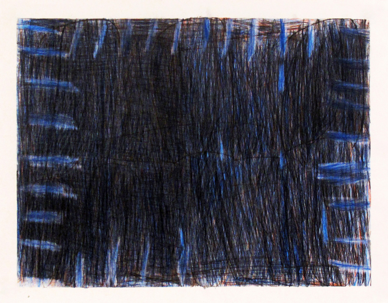 Untitled, 1988, Colored pencil and graphite on paper, 38.7 x 47 cm, BS 028