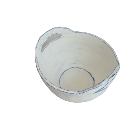 Blue line bowl Part.1 (S) : Quartz