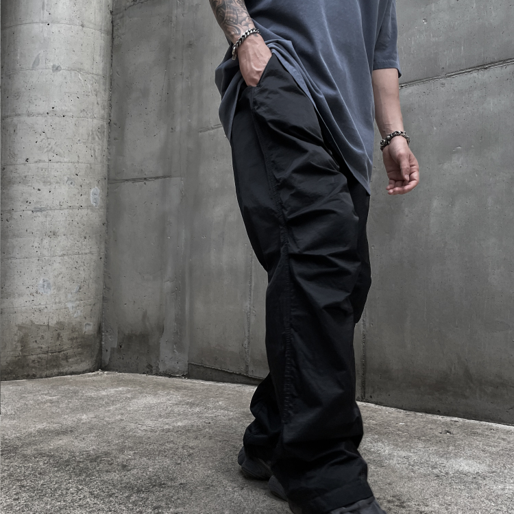 正規販売店舗 TRENDYWOOBI TR SHIRRING ZIP TRACK PANTS | everestfin.com