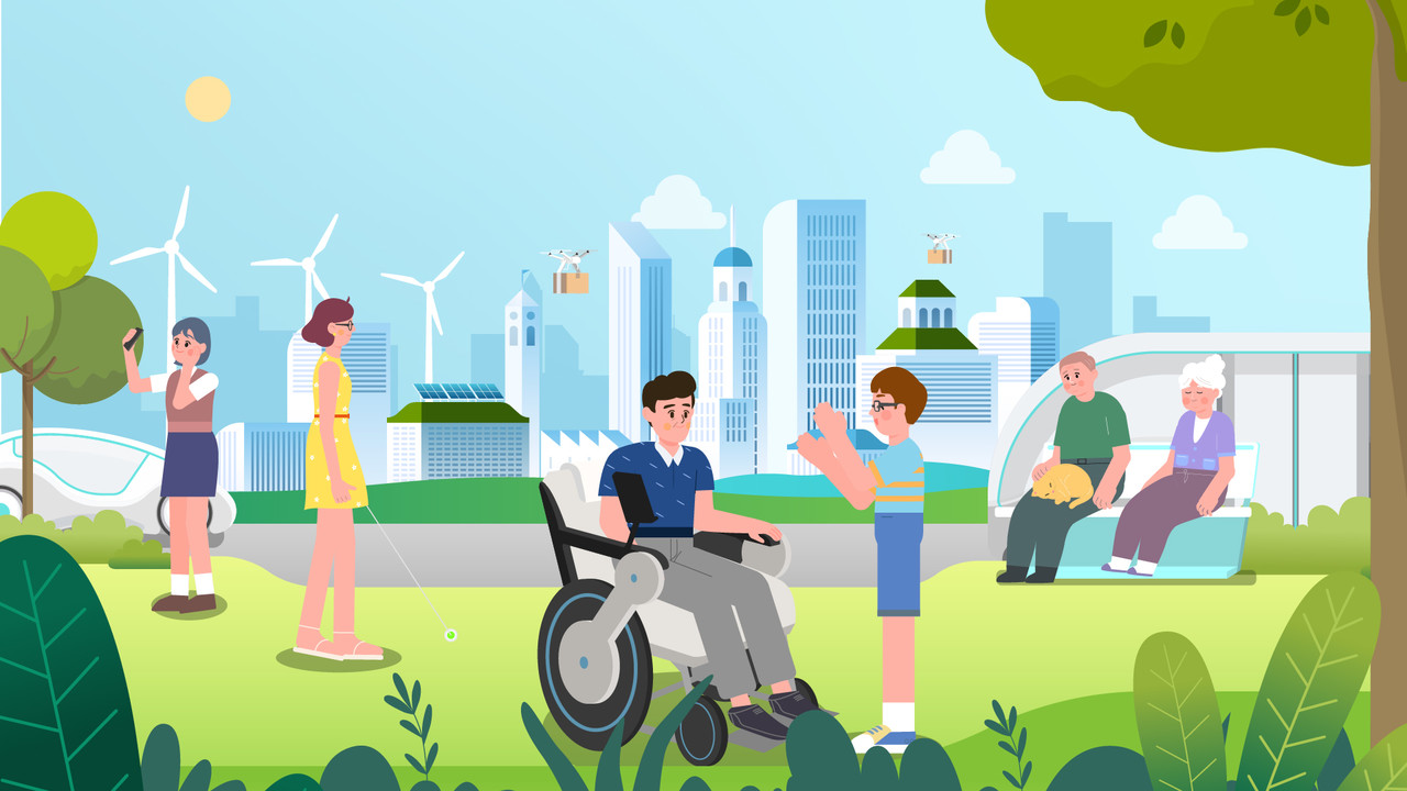 2030 QoLT(Quality of Life Technology) Future Vision Scenario for the Disabled and the Elderly