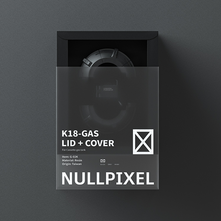 NULLPIXEL K18-GAS-LID+COVER V2 Pre-Order : UNIT/04