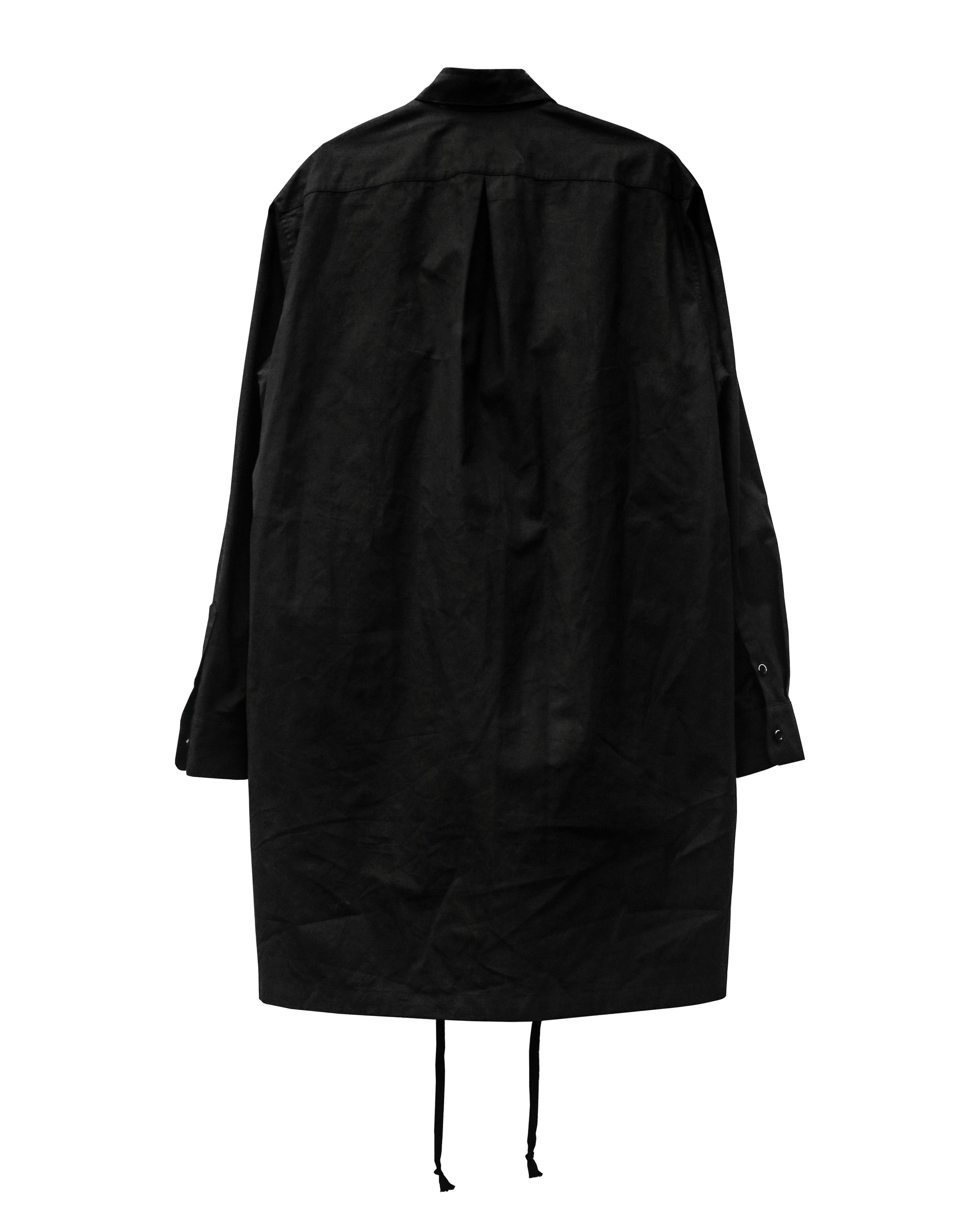 3LP Long Quilting Shirt 003 Black San