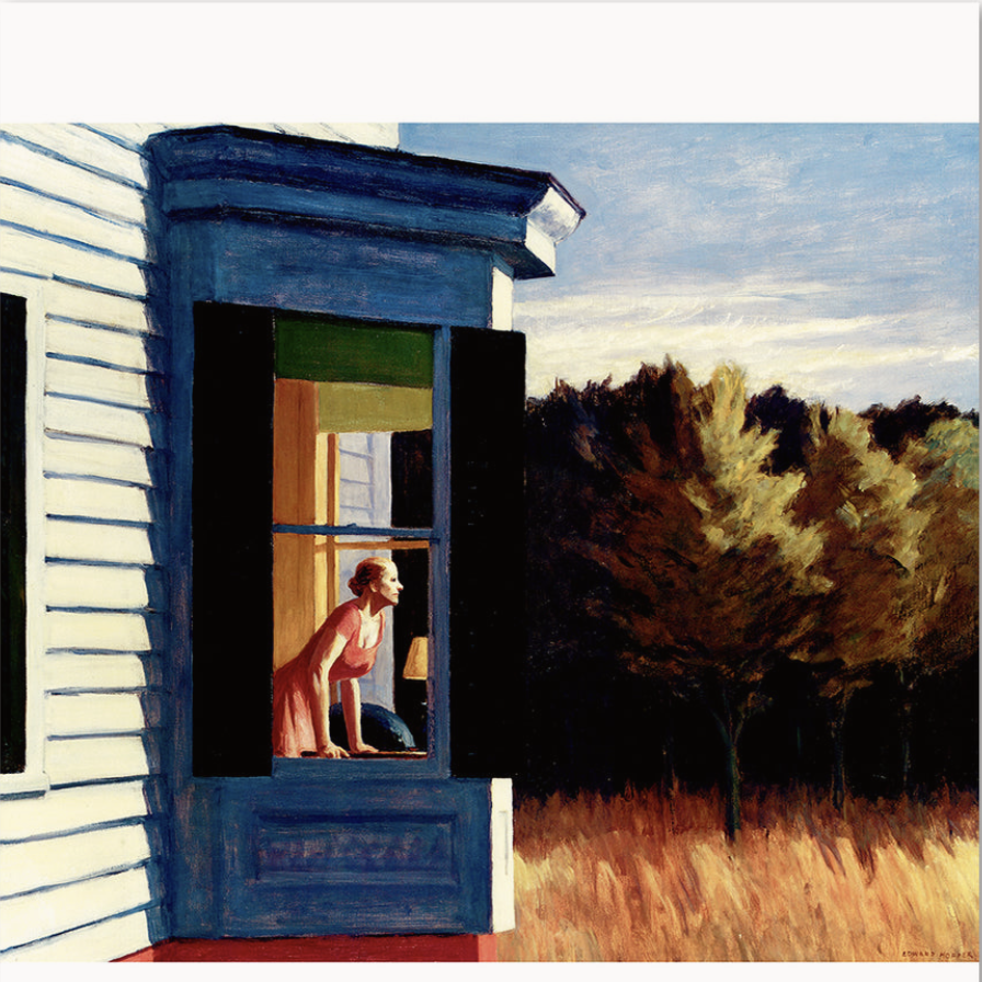 (액자포함) 에드워드 호퍼 / CAPE COD MORNING (1950) : 아에오브