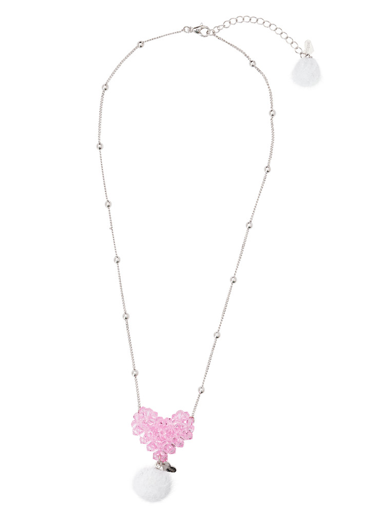 Puffy Heart Beads Necklace (Pink) 스윙셋(Swingset)