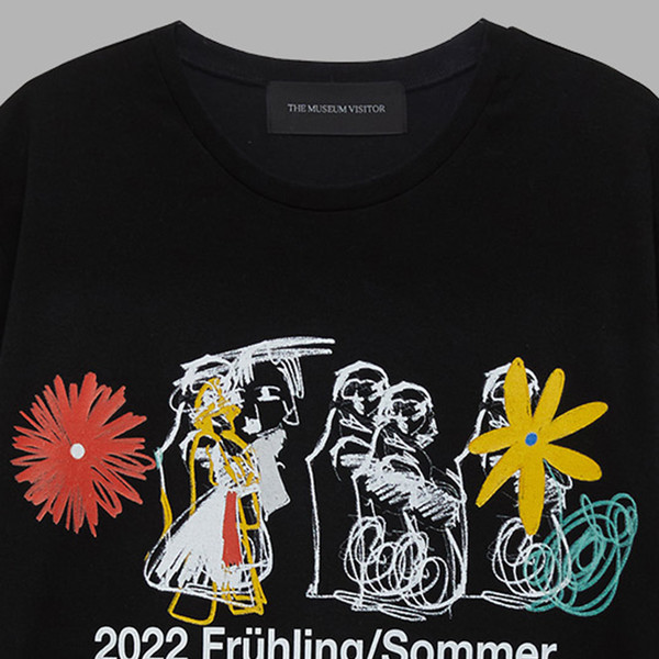 THE MUSEUM VISITOR★韓国★人気★男女兼用 STATUE T-SHIRTS 2色 THE MUSEUM VISITOR☆韓国☆人気☆男女兼用 STATUE T-SHIRTS 2色